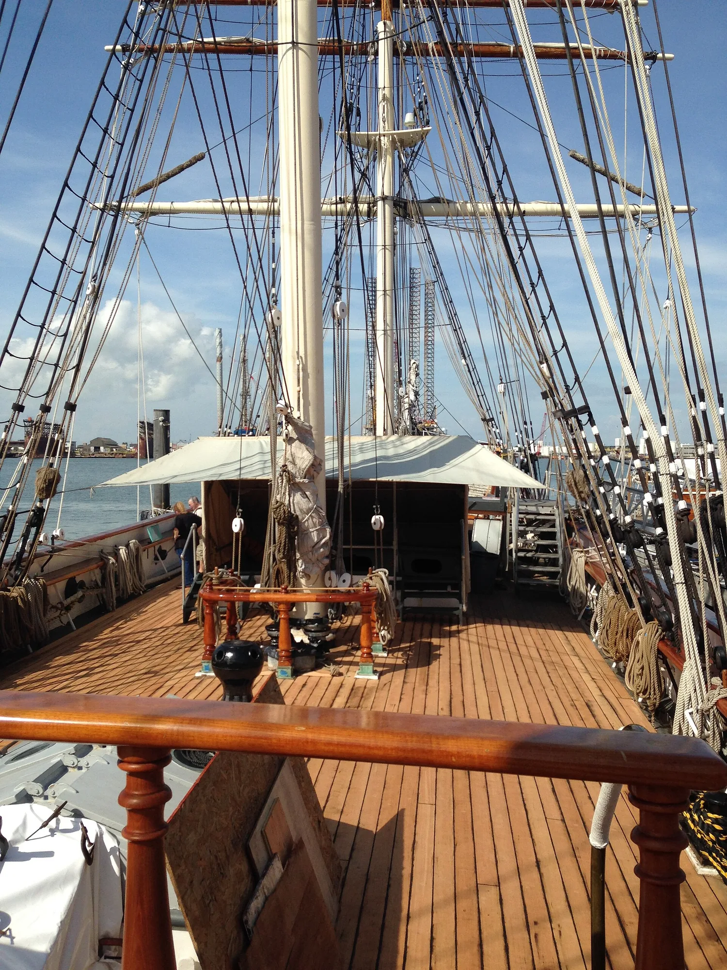 The wooden deck of ELISSA